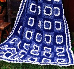 Desert Sky Afghan Vintage Crochet Pattern 221