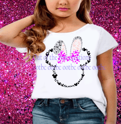 Super Cute- Minnie Mouse Easter Bunny-  Cricut Sublimation PNG SVG