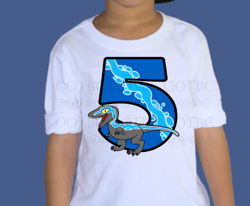 Dinosaur 5th Birthday boy - Birthday t-shirt design Cricut Sublimation PNG SVGs