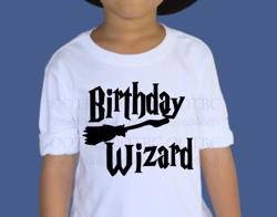 Harry Potter Birthday Witch and Birthday Wizard  - Birthday t-shirt design Cricut Sublimation PNG SVGs