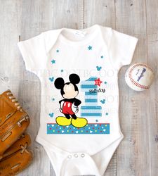 Mickey Mouse 1st Birthday- Presents t-shirt Designs Sublimation Cricut PNG SVG