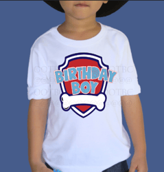 Paw Patrol Birthday Boy and Birthday Girl  t-shirt dsign sublimation Cricut PNG SVG