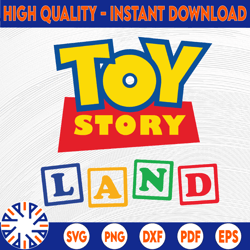 Toy Story Land svg, png, dxf, Toy Story svg, png, dxf, Toy Story svg file for cut, Toy Story svg cricut, Toy Story svg