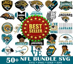 Jacksonville Jaguars Svg Bundle, NFLTeams Svg, NFL svg, Football Svg, Sport bundle, File Cut Digital Download