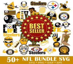 Pittsburgh Steelers Svg Bundle,Pittsburgh NFLTeams Svg, NFL svg, Football Svg, Sport bundle, File Cut Digital Download