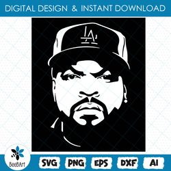 Ice Cube SVG Cutting, West Coast Digital Clip Art, Ice Cube Portrait SVG, Files for Cricut,Hip Hop,