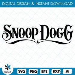 Snoop Dogg Logo SVG Cutting Files