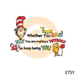 Keep Being You Dr Seuss Motivation Quote SVG Cutting Files