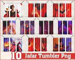 10 Jafar Tumbler Bundle ,Tumblers Designs 20oz Skinny Straight & Tapered Bundle, Bundle Design Template for Sublimation,
