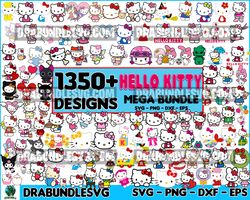 1350 Hello Kitty SVG Files, Hello Kitty SVG Bundle, Hello Kitty Svg Bundle, Hello Kitty Svg File, Kitty Svg, Cat Svg, Ca