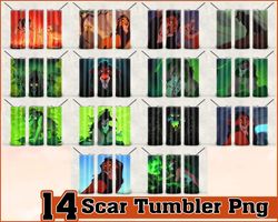 14 Scar Tumbler ,20oz Skinny Straight&Tapered Designs,Cartoon Sublimation tumbler designs,Cartoon Tumbler design,Cartoon