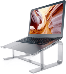 Laptop Stand, Computer Stand for Laptop, Aluminium Laptop Riser, Ergonomic Laptop Holder Compatible
