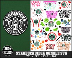 250 Starbucks Wrap,Starbucks svg, Starbucks svg bundle, Starbucks Logo SVG, Starbucks Disney,Starbucks Halloween Starbuc