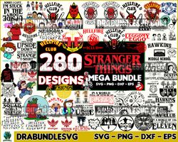 280 Hellfire Club Svg,Stranger Things SVG Bundle, Stranger Things PNG Bundle, Stranger Things Bundle, Stranger Things Cu
