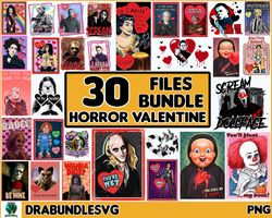 30 Files Horror Valentine Bundle, Valentine's Day Horror Movie, Horror Valentine's Character, Horror Valentine's Day Png