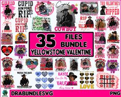 35 Yellowstone Valentine png, Valentine Png, Yellowstone bundle Png Digital Dowload, Dutton Ranch, Rip Png, Yellowstone
