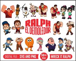 50 Wreck-It Ralph Bundle, Wreck It Ralph PNG, Wreck-It Ralph Transparent Background, Wreck-It Ralph Clipart, Wreck-It Ra