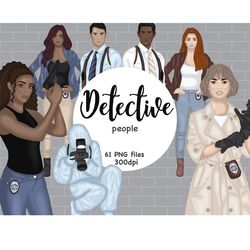 Detective Clipart | Policeman Illustration