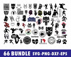 Marvel Black Panther SVG Bundle Files for Cricut, Silhouette, Black Panther SVG, Black Panther SVG Files