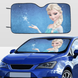 frozen car sunshade