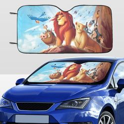 lion king car sunshade