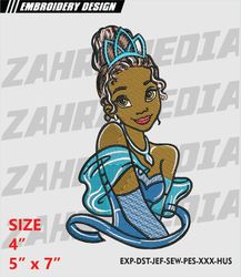 Princess , Machine Embroidery Design, Files, INSTANT DOWNLOAD
