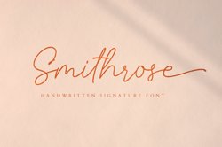 Smithrose Trending Fonts - Digital Font