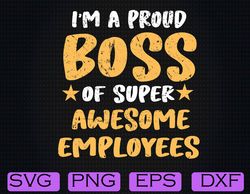 Boss Day Employee Appreciation Office Work National Boss Day Svg, Eps, Png, Dxf, Digital Download
