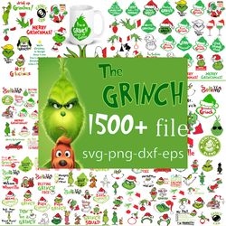 The Grinch SVG Mega Bundle, Grinch Christmas svg, Grinch svg, Grinch xmas svg, christmas svg
