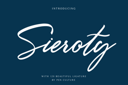 Sieroty Trending Fonts - Digital Font