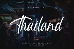 Thailand Script Trending Fonts - Digital Font