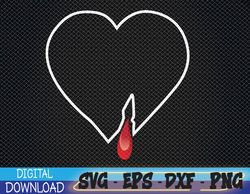 Broken Heart - Heart - Blood Heart Svg, Eps, Png, Dxf, Digital Download