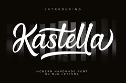 Kastella – Bold Script Font Trending Fonts - Digital Font