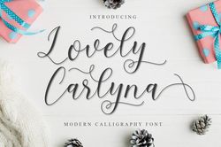 Lovely Carlyna Trending Fonts - Digital Font