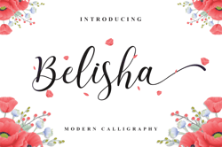 Belisha Modern Script Trending Fonts - Digital Font