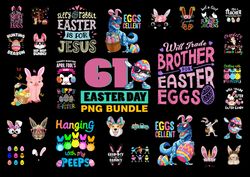 Easter PNG Bundle - Ear Easter Day Hunting Egg Rabbit Gift - 54 Happy Easter png Files Png Download Bundle