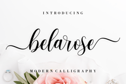 Belarose Modern Script Trending Fonts - Digital Font