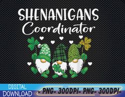 Shenanigans Coordinator St Patricks Day Gnomes Green Proud Svg, Eps, Png, Dxf, Digital Download