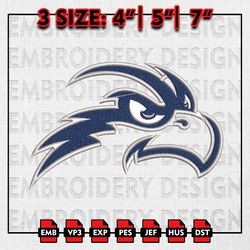 North Florida Ospreys Embroidery file, NCAA D1 teams Embroidery Designs, NCAA North Florida, Machine Embroidery Pattern