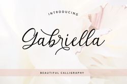 Gabriella Modern Calligraphy Trending Fonts - Digital Font