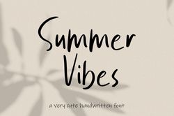 Summer Vibes Trending Fonts - Digital Font