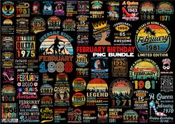 February Png Bundle, Retro February Png, February Birthday Png, Valentines Quotes Png, Funny Birthday Png, Birthday Png