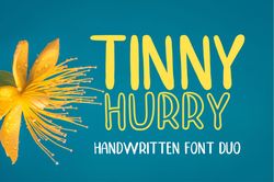 TINNY HURRY Trending Fonts - Digital Font