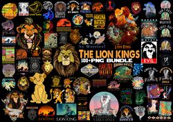 The Lion King PNG Bundle, png Files, Simba png, Nala png, The Lion King Clipart, Disney bundle, The Lion King Design fo