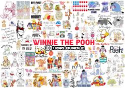 Winnie the pooh png, Tigger png, Eeyore png, piglet svg, Pooh png, Winnie Cricut file, Winnie the Pooh Cut File, Pooh pn