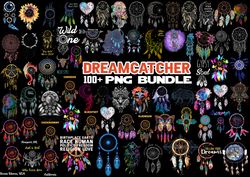 130 Dream Catcher Png Bundle | Feather Png | Dream Catcher Print | Dreamcatcher Clipart | Boho Png | Hand Drawn Png | Ca