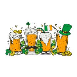 Saint Patricks Day Beer Drinking Squad SVG Cutting Files
