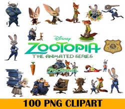 100 PNG Zootopia , Zootopia Png Clipart Digital Download