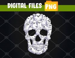 Skull Boo Ghost Funny boo ghosts Halloween costume PNG, Digital Download