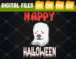 Happy Halloween Funny Ghost Halloween Costume for Kids Svg, Eps, Png, Dxf, Digital Download
